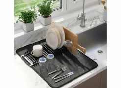 Umbra Afdruipmat Udry zwart mat