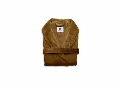 Badjas Cara M - flanel - cognac