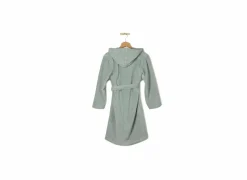 Badjas Kids 146/152 katoen fleece sea green