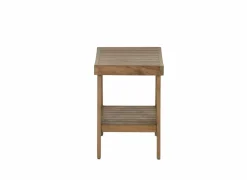 Badkruk 53x34x47cm - geschuurd teak - naturel