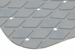 Badmat antislip 69x39cm - kunststof - multicolor