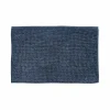 Badmat Indiana 50x78cm - polyester - blauw