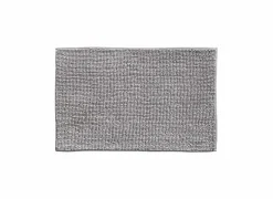 Badmat Indiana 50x78cm - polyester - grijs