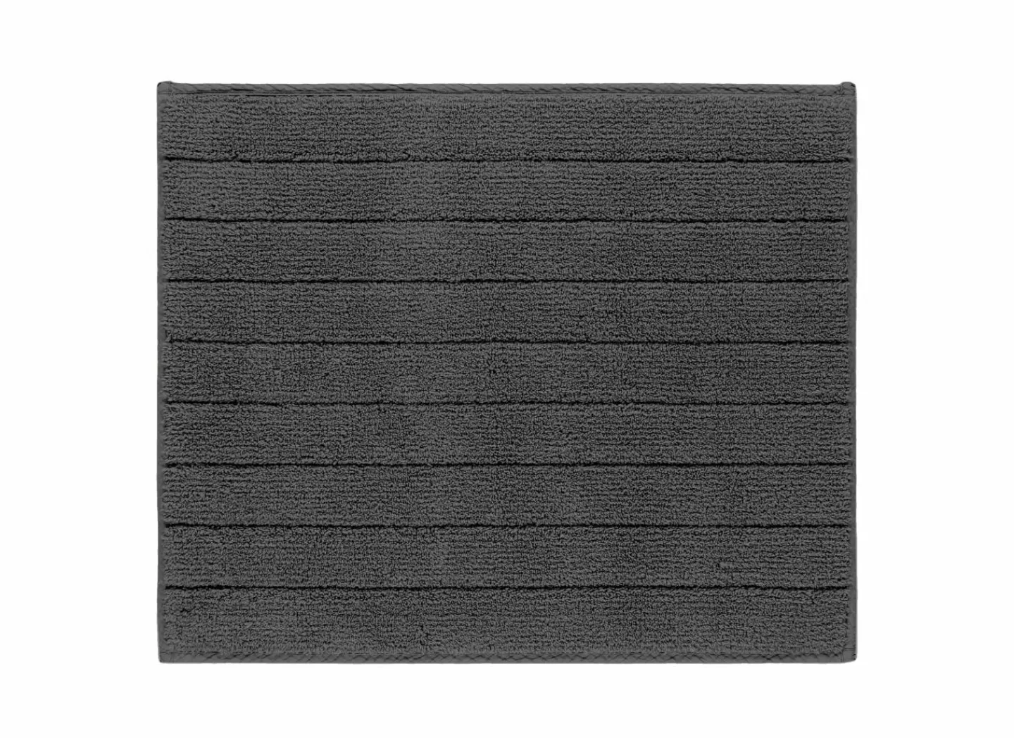 Badmat Luca 60x50cm - polyester & katoen - storm