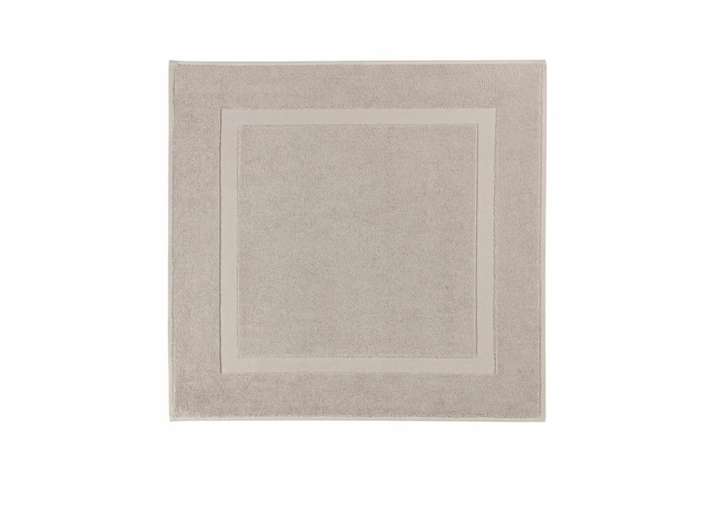 Badmat Una 60x60cm - katoen - beige