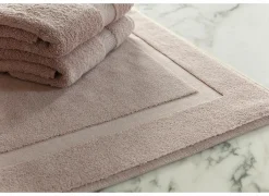 Badmat Una 60x60cm - katoen - misty pink