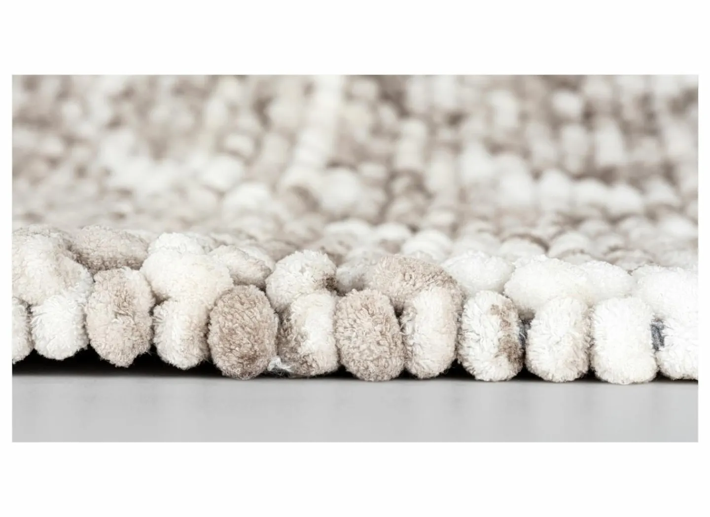 Badmat Urdu 55x65cm - polyester & katoen - taupe