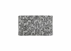 Badmat Urdu 60x90cm - polyester & katoen - grijs