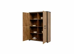 Barkast Esther 116cm - decor - industrial oak