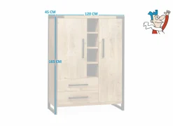 Barkast Galaxy 120cm - lamulux - mango