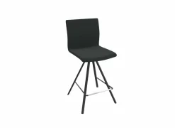 Perfecta Barstoel Silva ZH66cm - kunststof - zwart