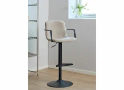 Barstoel ZH63cm - stof - beige