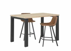 Bartafel Tembo 140x80cm - eik massief - naturel