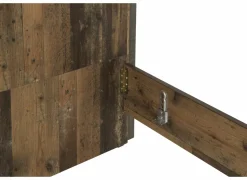 Bed Attaylar 160x200cm - decor - oldwood vintage & donkergrijs