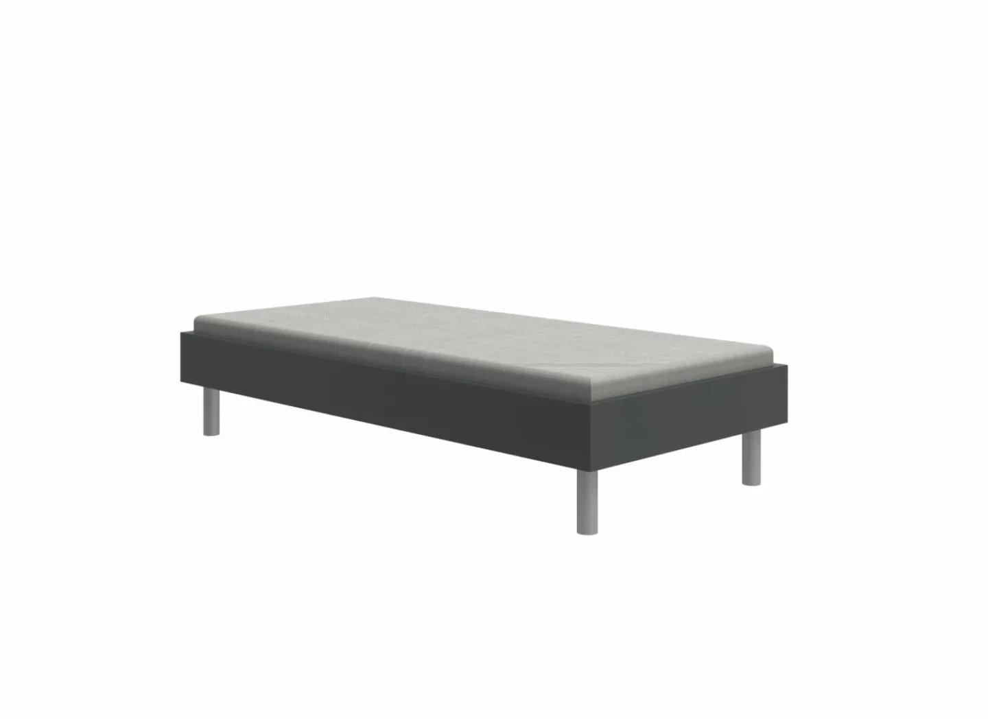 Bed Easy 100x200cm - decor - grafiet