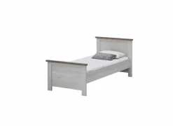 Bed Eline 90x200cm - decor - white & autumn oak