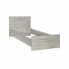 Bed Elmo 90x200cm - decor - new grey oak