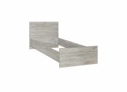 Bed Elmo 90x200cm - decor - new grey oak