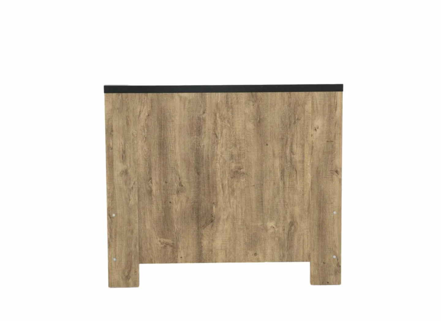 Bed Esra 90x200cm - decor - industrial oak & black concrete