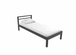Perfecta Bed King 90x200cm - metaal - mat antraciet