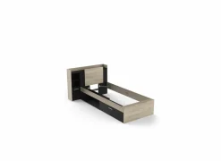 Bed Life 90x190/200cm - decor - kronberg eik & zwart met opbergruimte