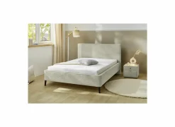 Bed Lisa 180x200cm - stof - greige