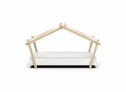 Bed Lodge 90x200cm - MDF - wit