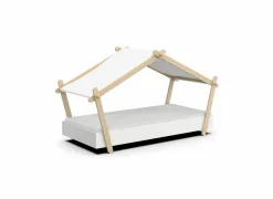 Bed Lodge 90x200cm - MDF - wit