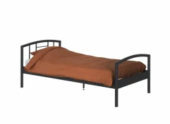 Bed Me 90x200cm - metaal - zwart