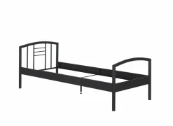 Bed Me 90x200cm - metaal - zwart