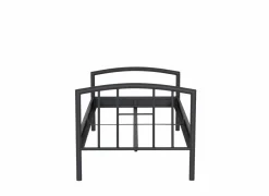 Bed Me 90x200cm - metaal - zwart
