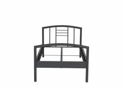 Bed Me 90x200cm - metaal - zwart