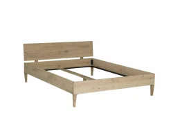 Bed Notte 160x200cm - eik massief & fineer - naturel