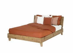 Bed Opium 180x200cm - gerecycleerd den massief - naturel