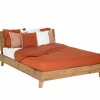 Bed Opium 160x200cm - gerecycleerd den massief - naturel