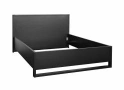 Bed Rosie 140x200cm - melamine  - nox zwart