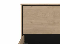 Bed Ry 180x200cm - decor - bruin & zwart