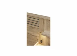 Bed Tanya 140x200cm - decor - canyon oak & elegant black