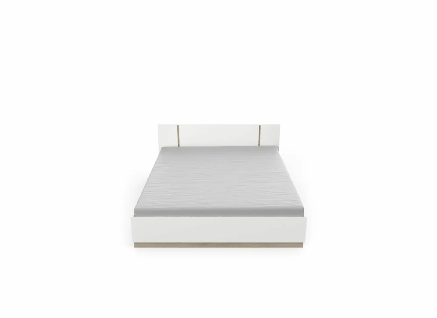 Bed Watson 160x200cm - decor - kronberg eik & wit