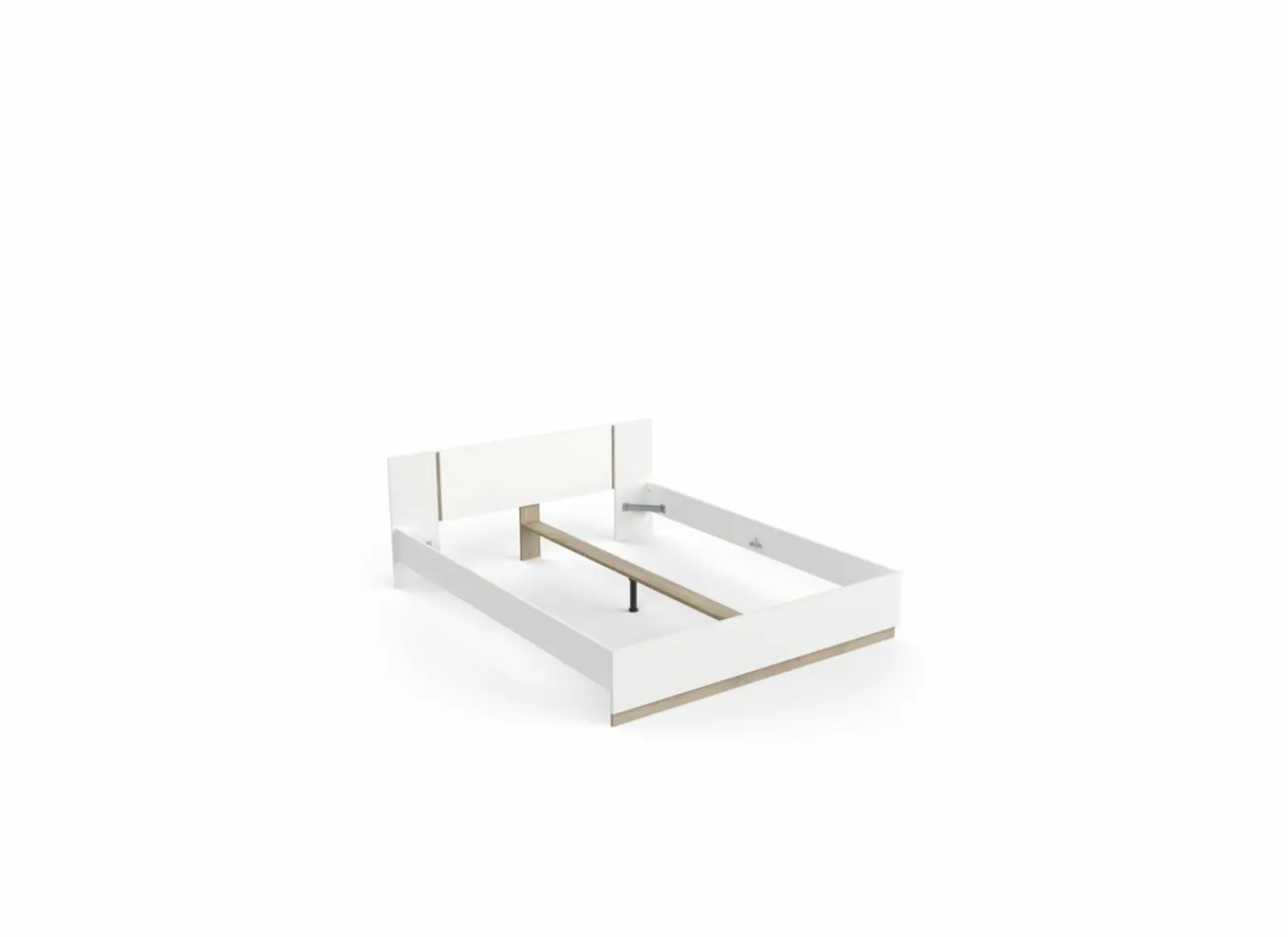 Bed Watson 160x200cm - decor - kronberg eik & wit