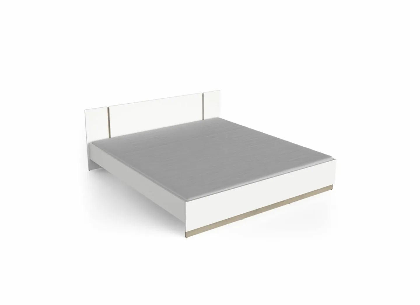 Bed Watson 180x200cm - decor - kronberg eik & wit