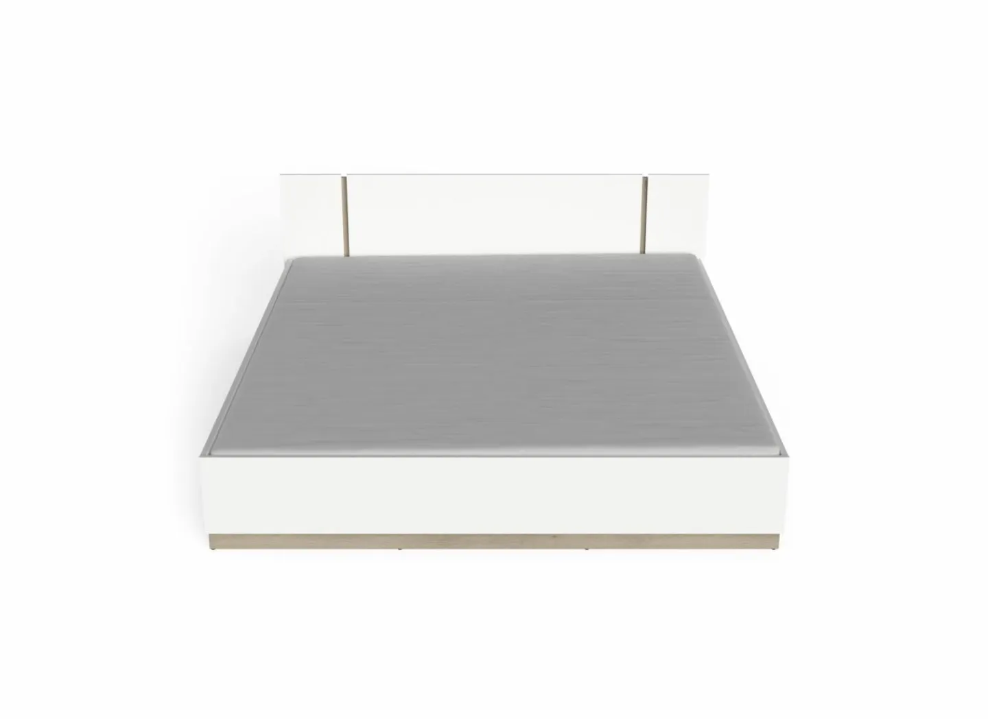 Bed Watson 180x200cm - decor - kronberg eik & wit