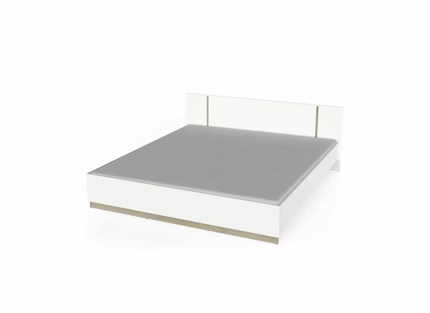Bed Watson 180x200cm - decor - kronberg eik & wit