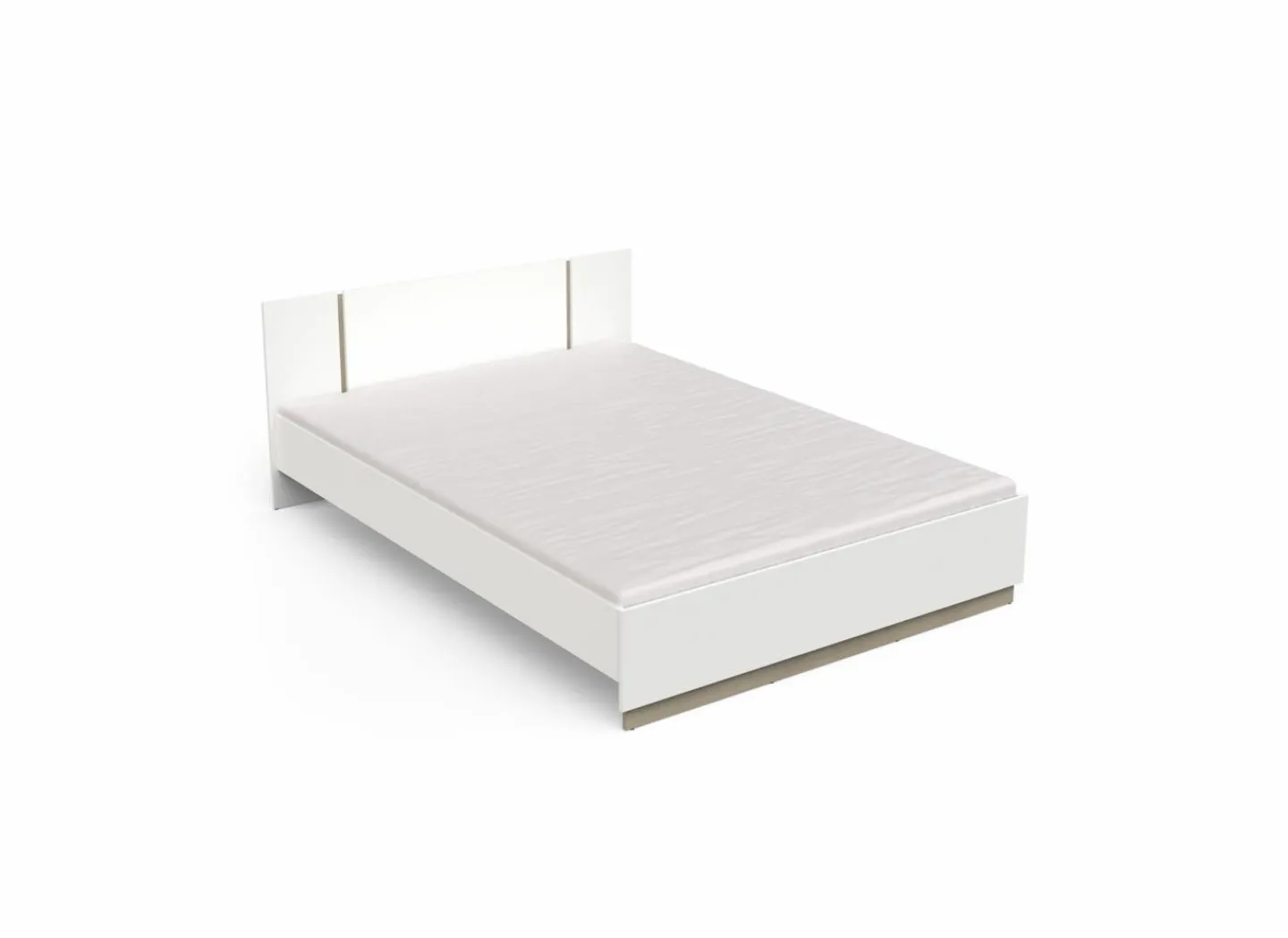 Bed Watson 140x200cm - decor - kronberg eik & wit