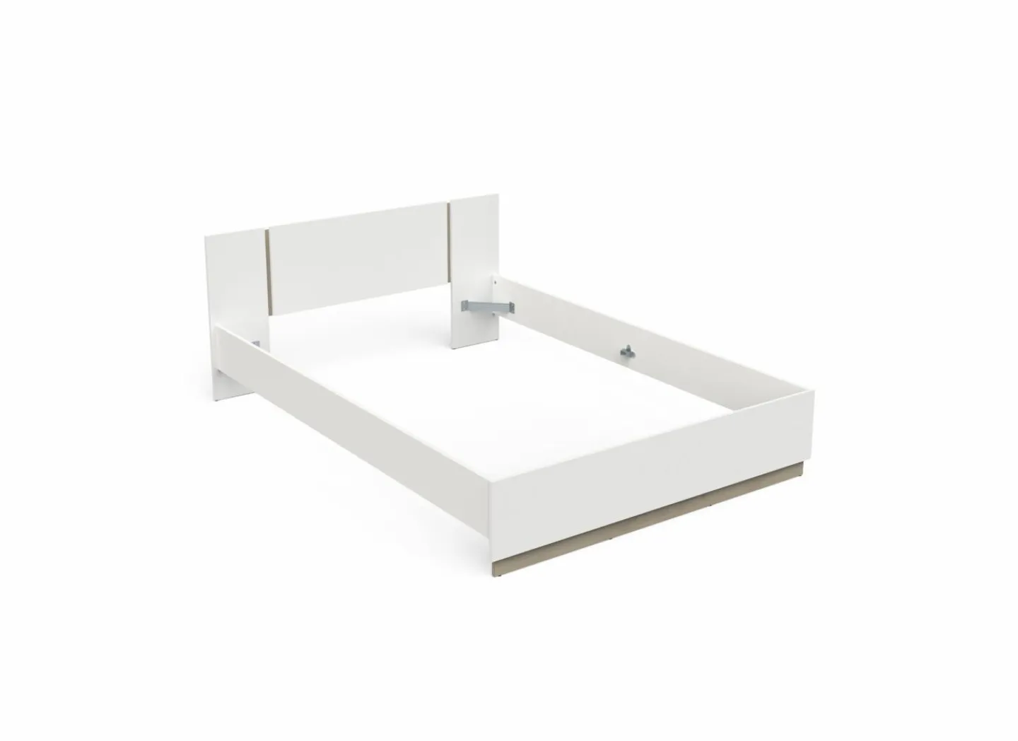 Bed Watson 140x200cm - decor - kronberg eik & wit