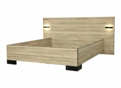 Bed 180x200cm - decor - Franse eik