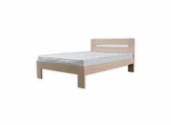 Bed 180x200cm - decor - sonoma met matras en bodem