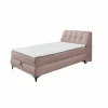 Bedbox Atlantis 120x200cm - stof - flamingo met opbergruimte