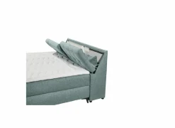 Bedbox Atlantis 180x200cm - stof - munt met opbergruimte