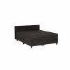 Bedbox BOX53 140x200cm - stof - antraciet